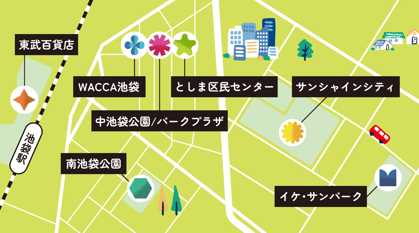 会場近郊図